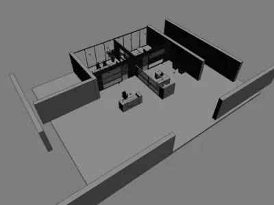 reception room md1199 b03 3D model