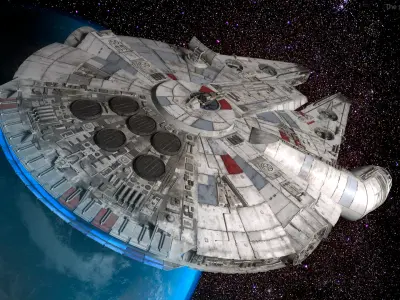  Millennium Falcon Spacecraft 