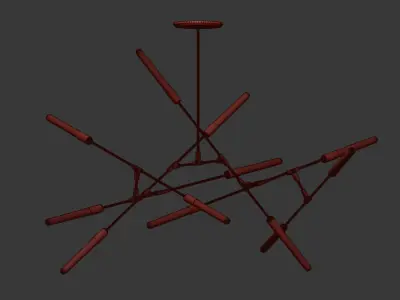 Dawn Chandelier Treniq 3D model