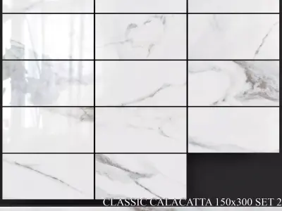 Yurtbay Seramik Classic Calacatta 150x300 Set 2 3D model
