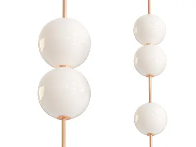 Voke-Led Ceiling Lamp 3D model