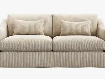 Charter Street Oxford Sofa 3D model