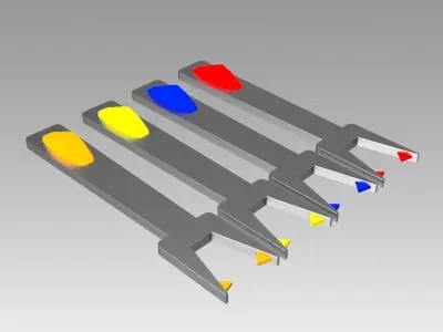 Star Trek Original Series Scotty Calibration Spanner tool prop 3D model