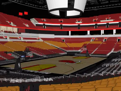 Kaseya Center 3D model