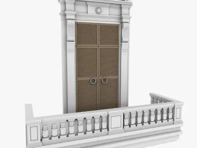 CLASSIC BALCONIES 3D model