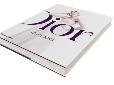 Dior New Looks Fashion Coffee Table Book Low-poly 3D model