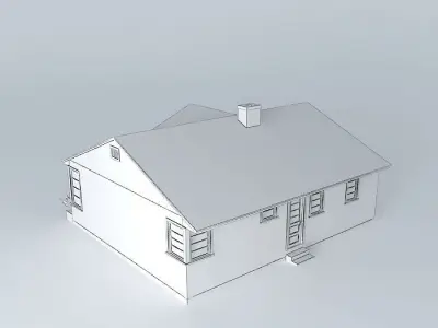 Tract House Free 3D model