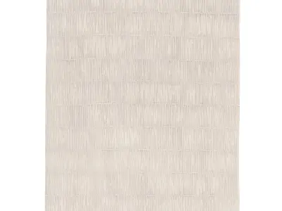 SAAVI HAND-KNOTTED SILK and WOOL RUG 3D model