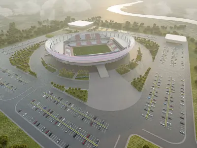 STADIUM SCENE 3D model