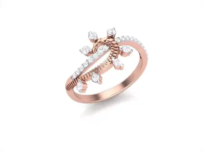 Delicate Ring - 6 3D print model