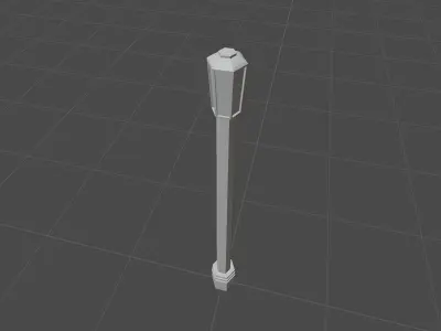 Street light 3D model order