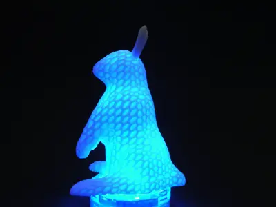 Voronoi bunny  3D print model