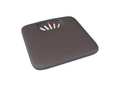 Cartoon Weight Scale v1 003 Low-poly 3D model