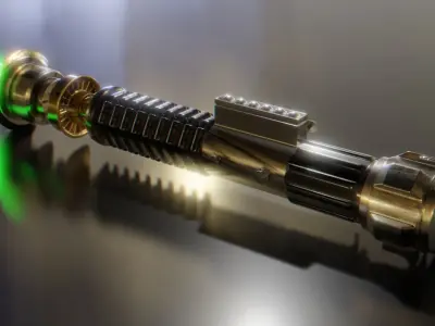 Obi Wan Kenobi s Light Saber  3D model