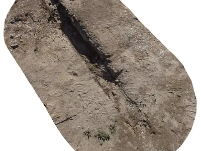 Ultra realistic Trench 3D model