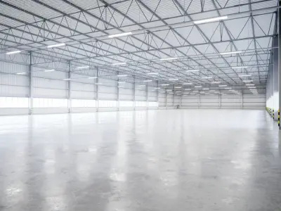 Warehouse Interior 9b Low-poly 3D model