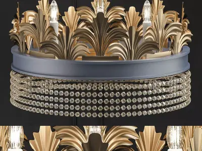 Grand Tour Chandelier 3D model