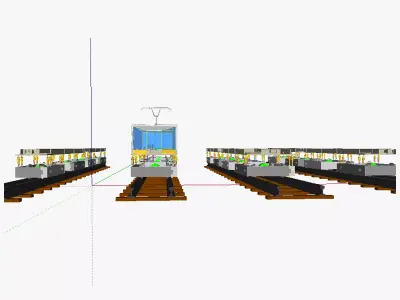 Modular train EM 3D model