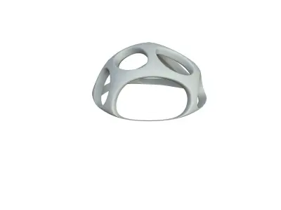 SciFi Cube Object No 53575 Low Poly Shape Low-poly 3D model