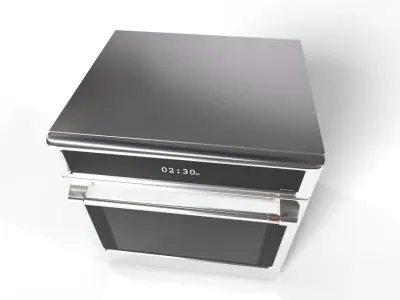 Cafe 30 inch Smart Single Wall Oven with Convection 3D model