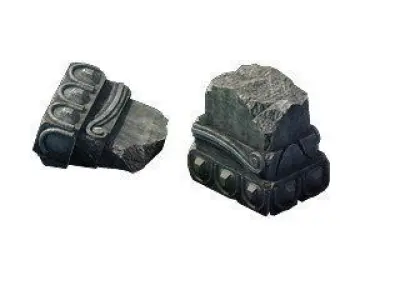 Game Model - Broken Stones 04 3D model