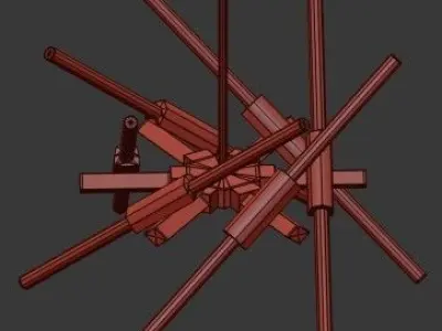 Untitled astral agnes chandelier 3D model