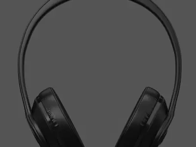 Headphones 3D model 3D model