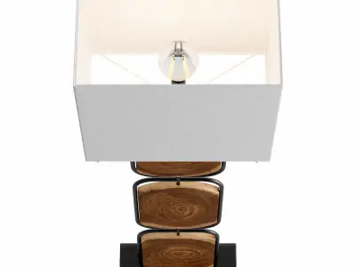 Esther Floor Lamp Low-poly 3D model