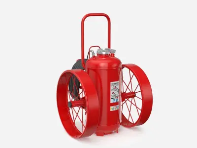  Wheeled Extinguisher Set 