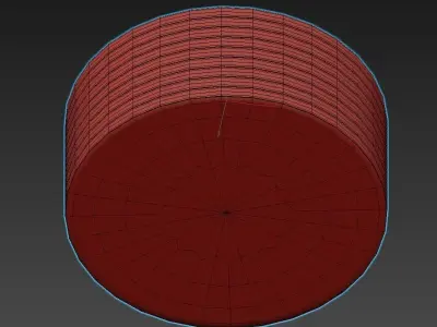 CAPRI flush mount ceiling light 3D model