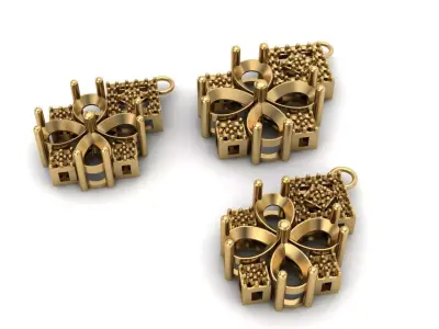 Half set 0036 3D print model