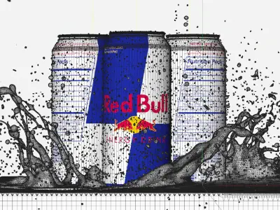 Crown Splash Animated 3D model