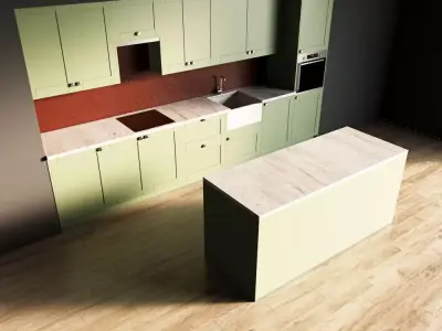 10-Kitchen10 matte 1 3D model