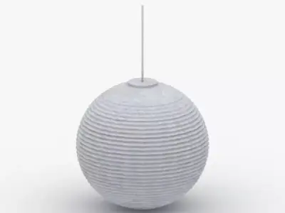 1509 - Hanging Lamp Low-poly 3D model