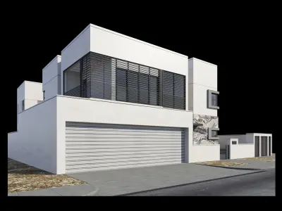 Modern Villa Design 024 3D model