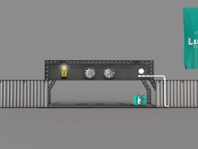 Lunar Bunker Entrance 3D model
