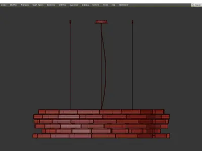 Jack MM Lampadari Low-poly 3D model