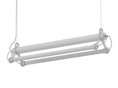 Tubes Suspension Light 3D model