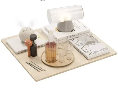 Decorative set 15 3D model 2
