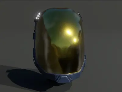 Space Helmet 3D model