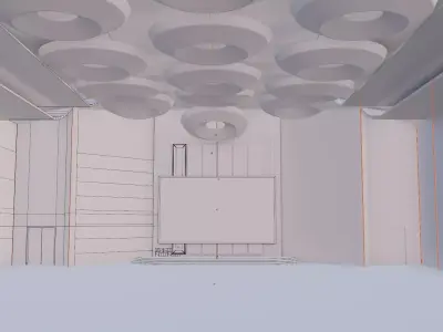 Conference hall 3D 3D model