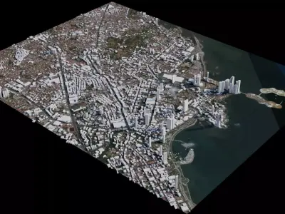 Panama City - Panama 3D model