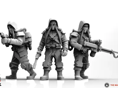 Misc - Hazmat Infantry 3D print model