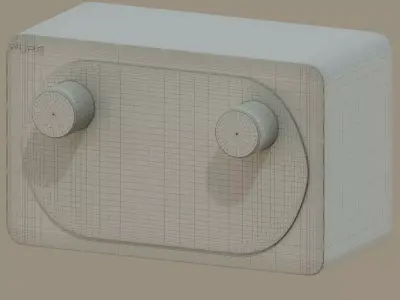 radio 12 3D model