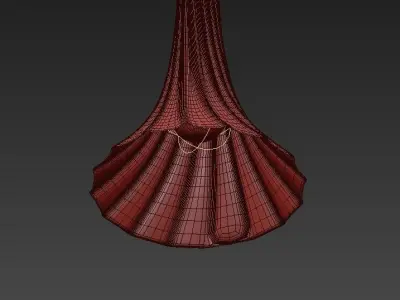 SISSI lamp with shade 3D model