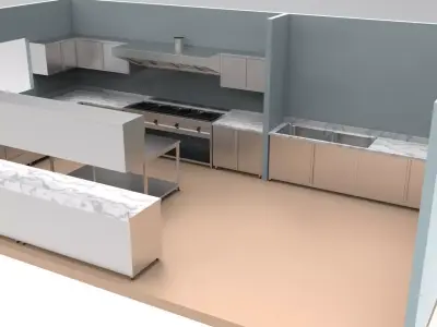 KITCHEN 54 3D model