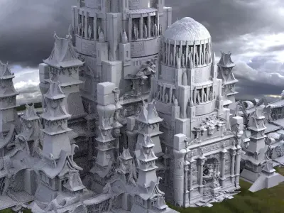 Duke leto grand library 3D model