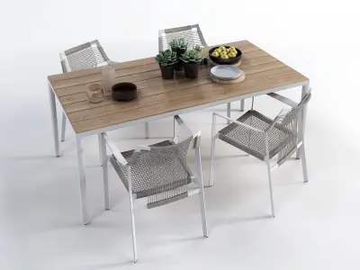 Nodi Armchair by Tribu 3D model