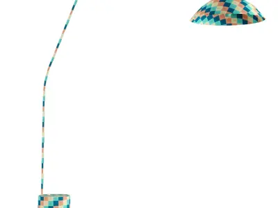 Sten Floor Lamp by DWR 3D model