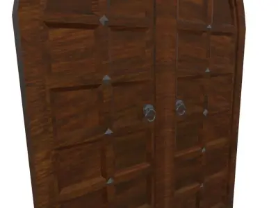 Medieval Doors 3D model